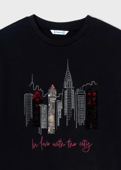 Cheap Camiseta ciudad chica Camisetas Y Polos