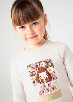 Fashion Camiseta con coletero niña Camisetas Y Polos