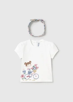 Flash Sale Camiseta con diadema estampada bebé Bodies Y Camisetas