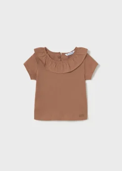 Hot Camiseta cuello volante bebé Bodies Y Camisetas