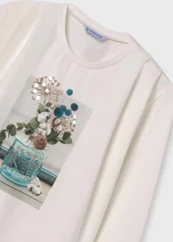 Flash Sale Camiseta detalle lentejuelas chica Camisetas Y Polos