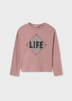 Outlet Camiseta detalle strass chica Camisetas Y Polos