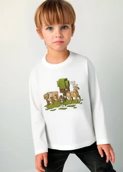Online Camiseta dibujo píxeles niño Camisetas
