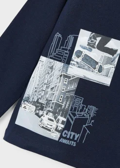 Store Camiseta estampado ciudad niño Camisetas