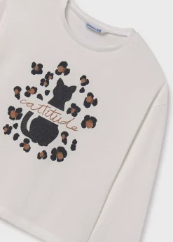 Cheap Camiseta gráfica hombro caído chica Camisetas Y Polos