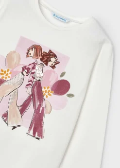 Outlet Camiseta gráfica niña Camisetas Y Polos