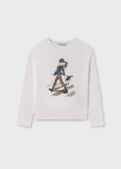 Store Camiseta hombro caído chica Camisetas Y Polos