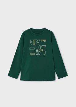 Discount Camiseta letras básica niño Camisetas