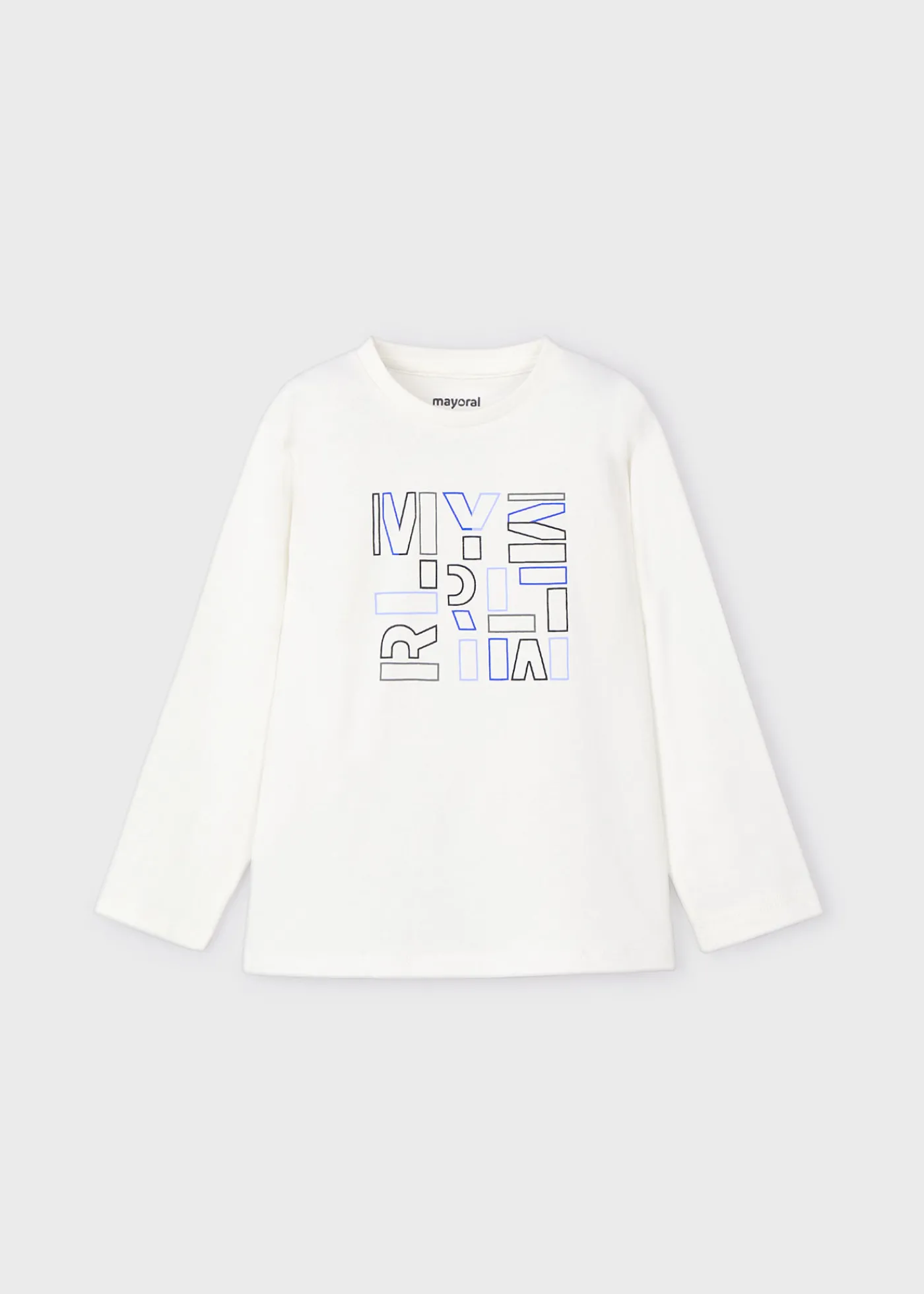Shop Camiseta letras básica niño Camisetas