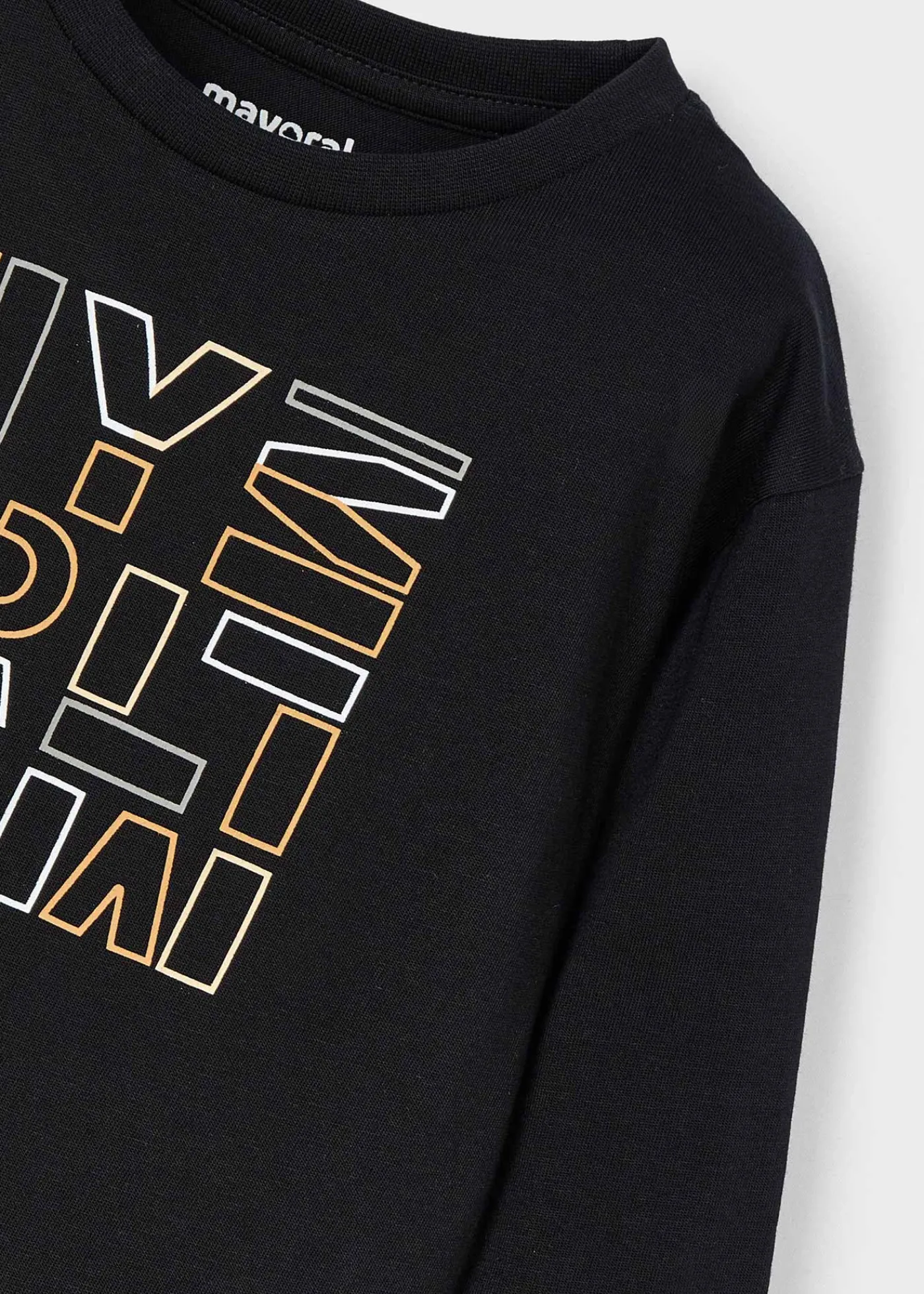 Cheap Camiseta letras básica niño Camisetas