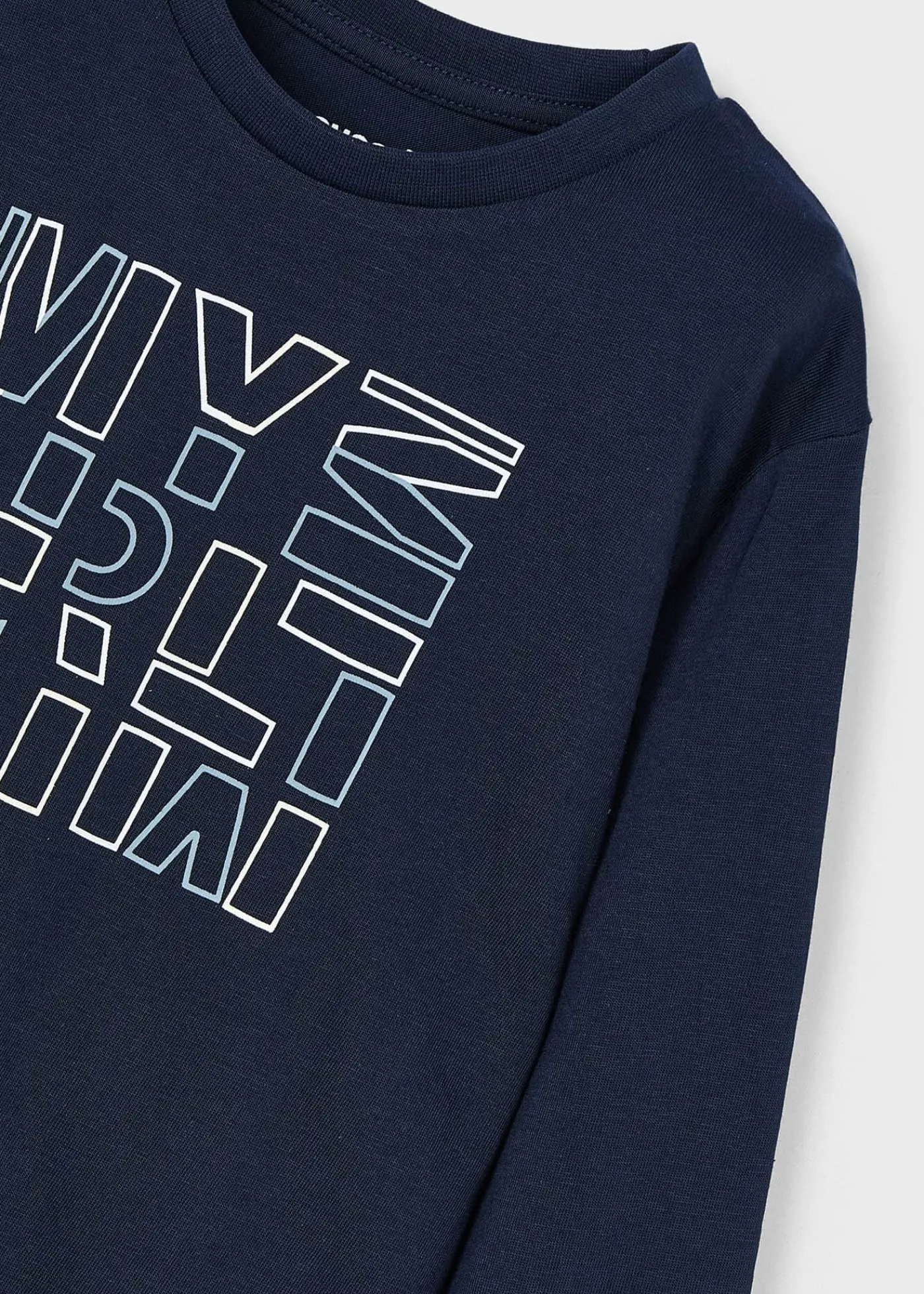 Clearance Camiseta letras básica niño Camisetas