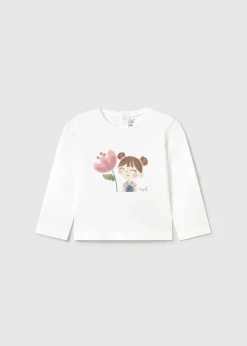New Camiseta manga larga flor bebé Bodies Y Camisetas
