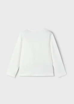 Clearance Camiseta manga larga flores niña Camisetas Y Polos