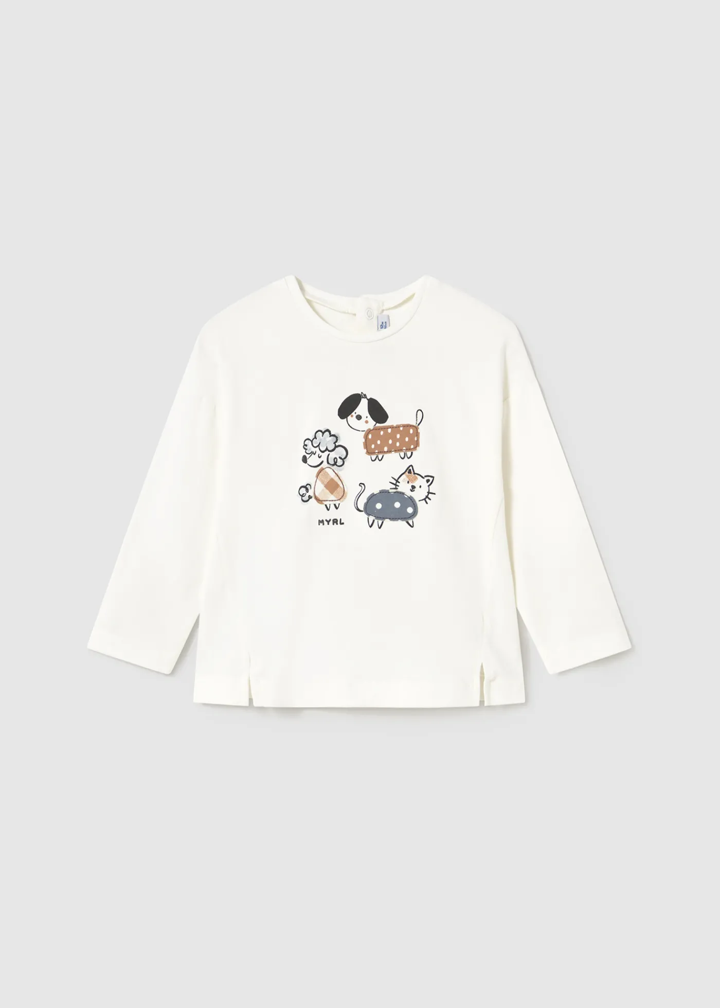 Sale Camiseta manga larga perritos bebé Bodies Y Camisetas