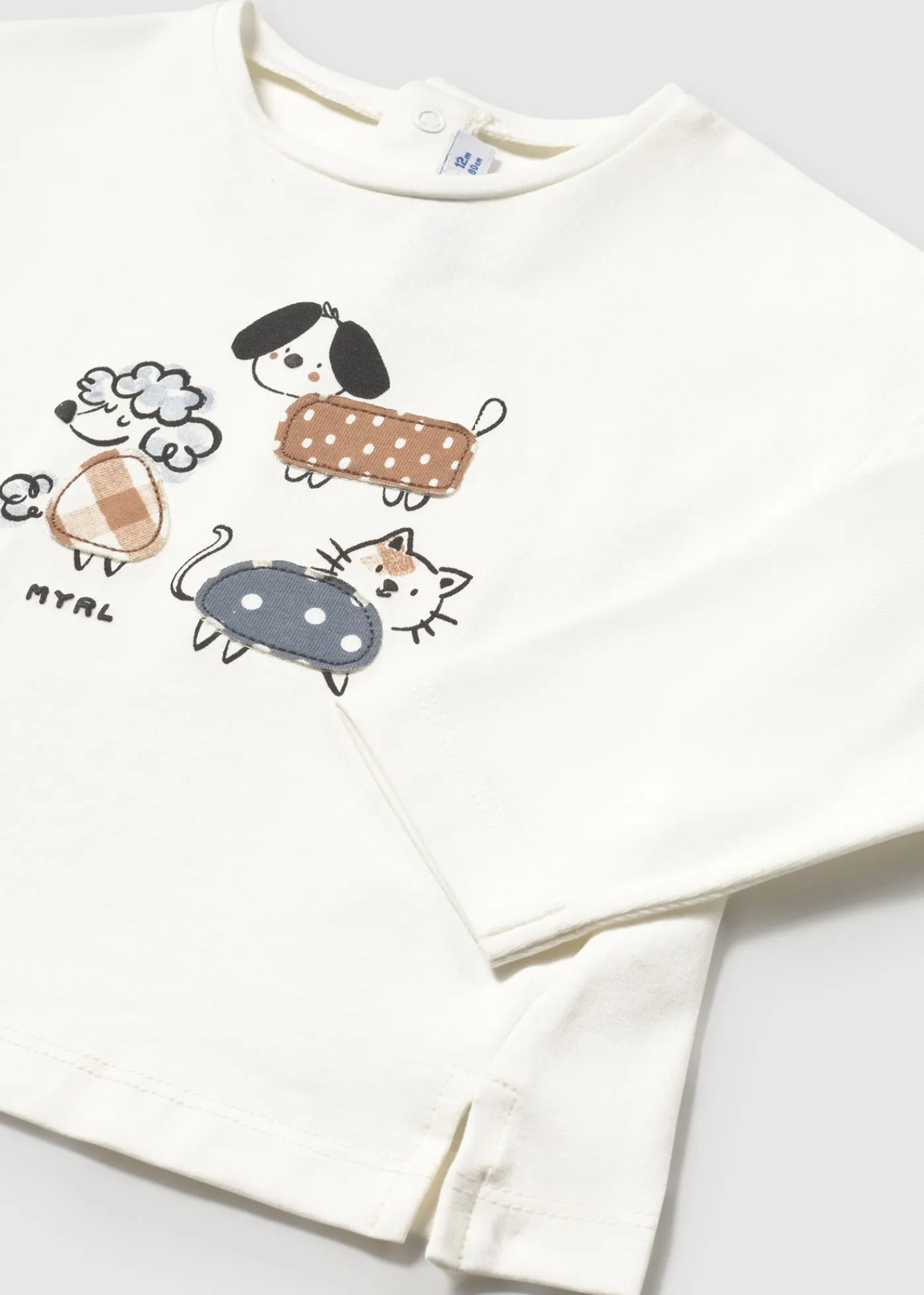 Sale Camiseta manga larga perritos bebé Bodies Y Camisetas