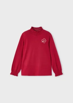 Shop Camiseta semicisne básica niña Camisetas Y Polos