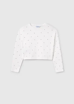 Fashion Camiseta tachuelas chica Camisetas Y Polos