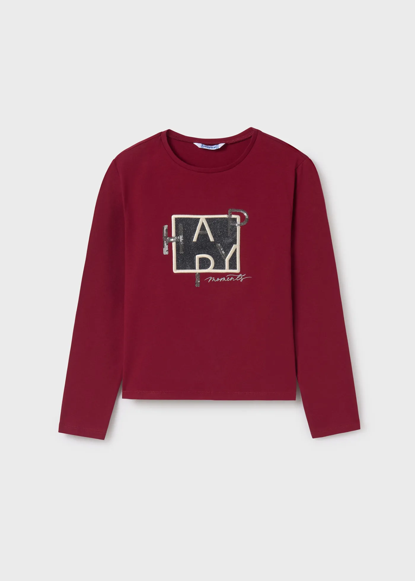 Flash Sale Camiseta texto lentejuelas chica Camisetas Y Polos