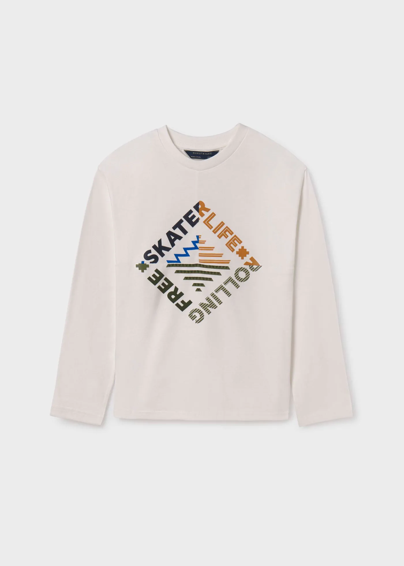 Fashion Camiseta texto y dibujo chico Camisetas