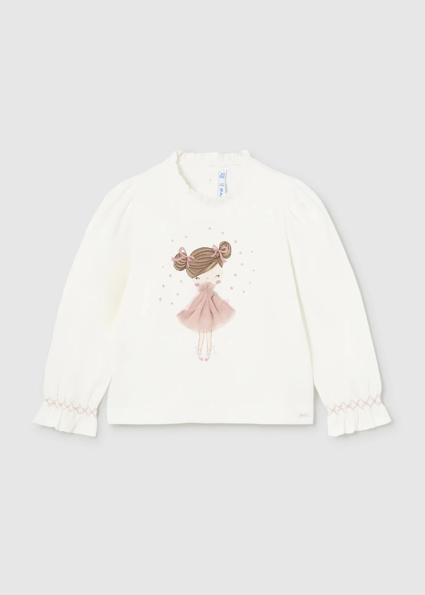 Best Camiseta vestir aplique tul bebé Bodies Y Camisetas