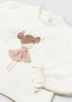 Best Camiseta vestir aplique tul bebé Bodies Y Camisetas