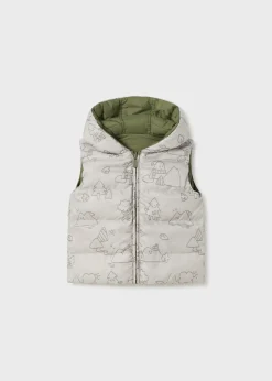 Discount Chaleco reversible acolchado bebé Abrigos Y Chaquetas