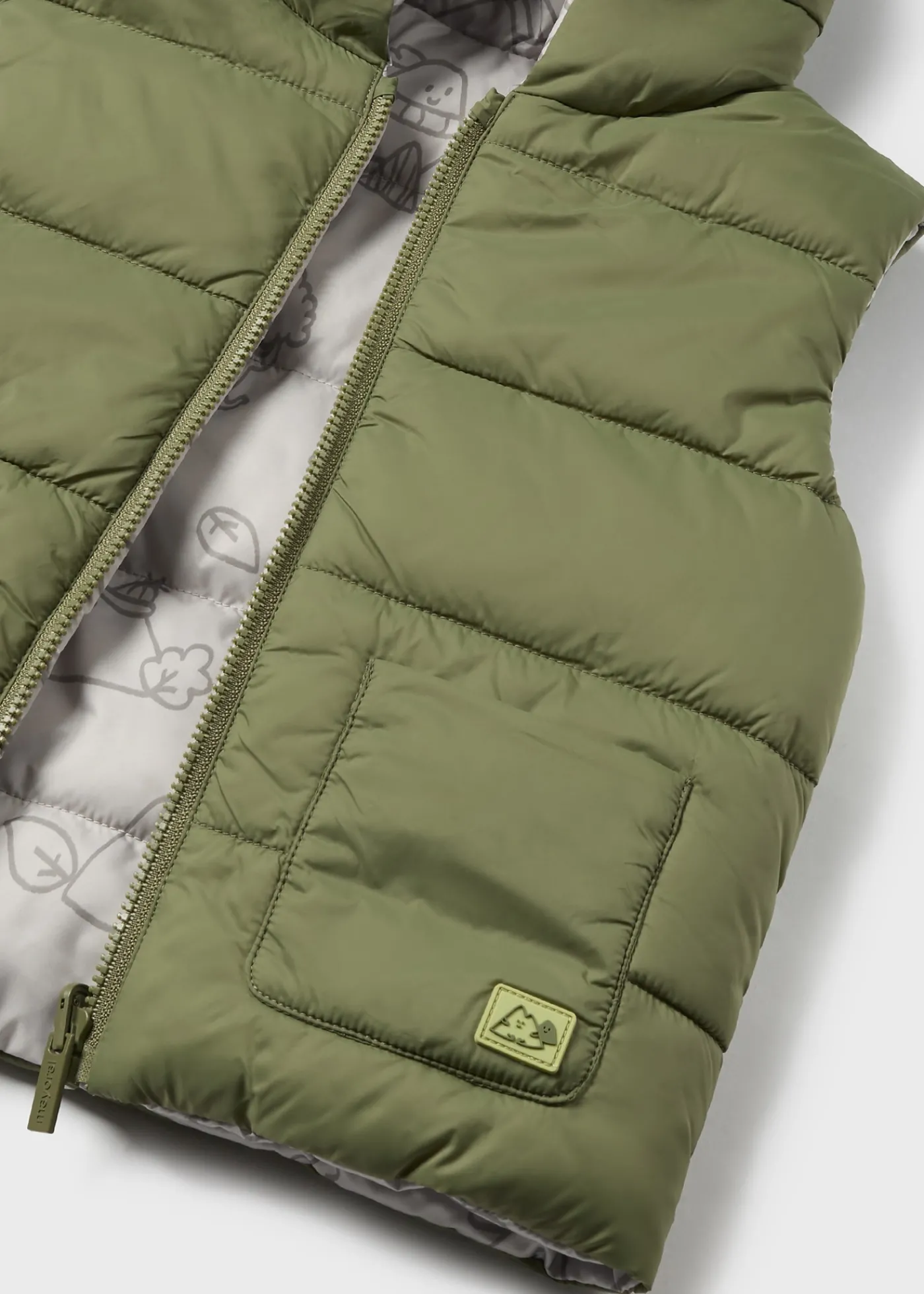 Discount Chaleco reversible acolchado bebé Abrigos Y Chaquetas