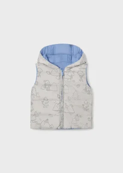 Hot Chaleco reversible acolchado bebé Abrigos Y Chaquetas