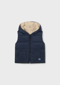 New Chaleco reversible acolchado bebé Abrigos Y Chaquetas