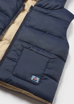 New Chaleco reversible acolchado bebé Abrigos Y Chaquetas