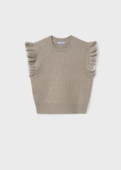 Discount Chaleco tricot chica Abrigos Y Chaquetas