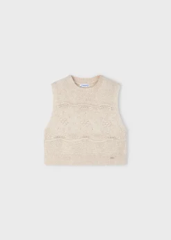 Clearance Chaleco tricot niña Abrigos Y Chaquetas