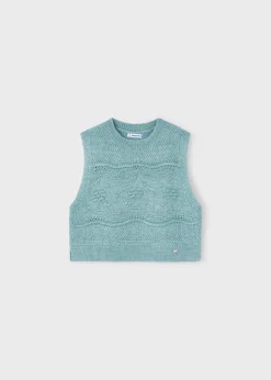 Sale Chaleco tricot niña Abrigos Y Chaquetas