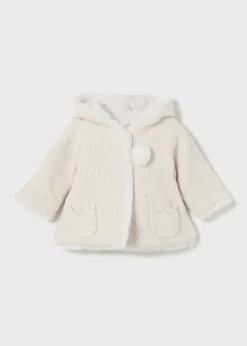 Outlet Chaqueta tricot con pelo recién nacida Rebecas
