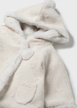 Outlet Chaqueta tricot con pelo recién nacida Rebecas