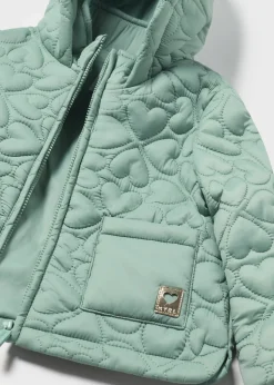 Best Sale Chaquetón acolchado corazones bebé Abrigos Y Chaquetas