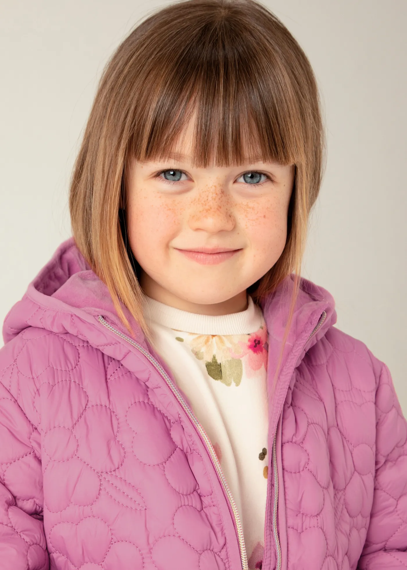 Flash Sale Chaquetón acolchado flores niña Abrigos Y Chaquetas