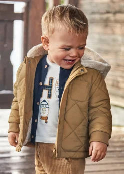 Online Chaquetón capucha pelo bebé Abrigos Y Chaquetas