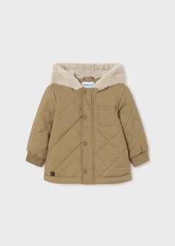 Online Chaquetón capucha pelo bebé Abrigos Y Chaquetas