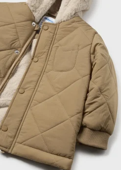 Online Chaquetón capucha pelo bebé Abrigos Y Chaquetas