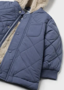 Best Sale Chaquetón capucha pelo bebé Abrigos Y Chaquetas