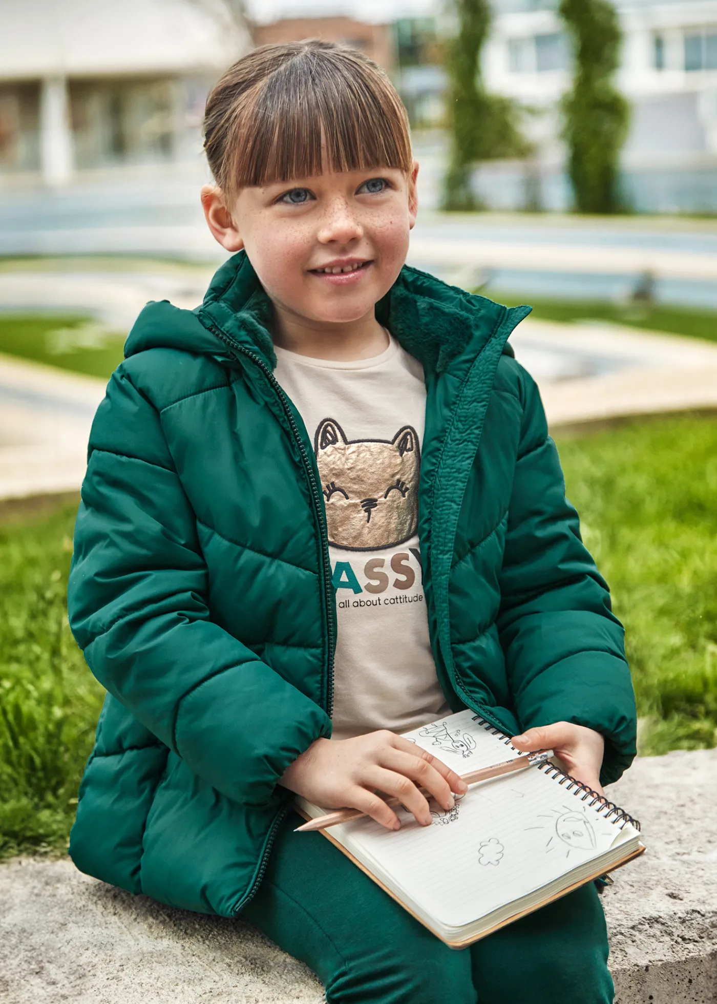 Shop Chaquetón colegial básico niña Abrigos Y Chaquetas