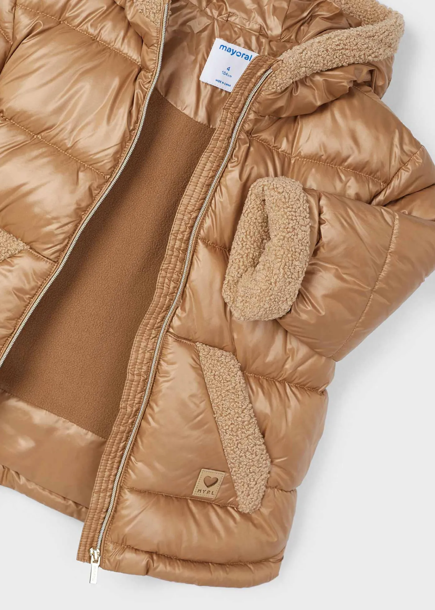 Best Sale Chaquetón detalles borrego niña Abrigos Y Chaquetas