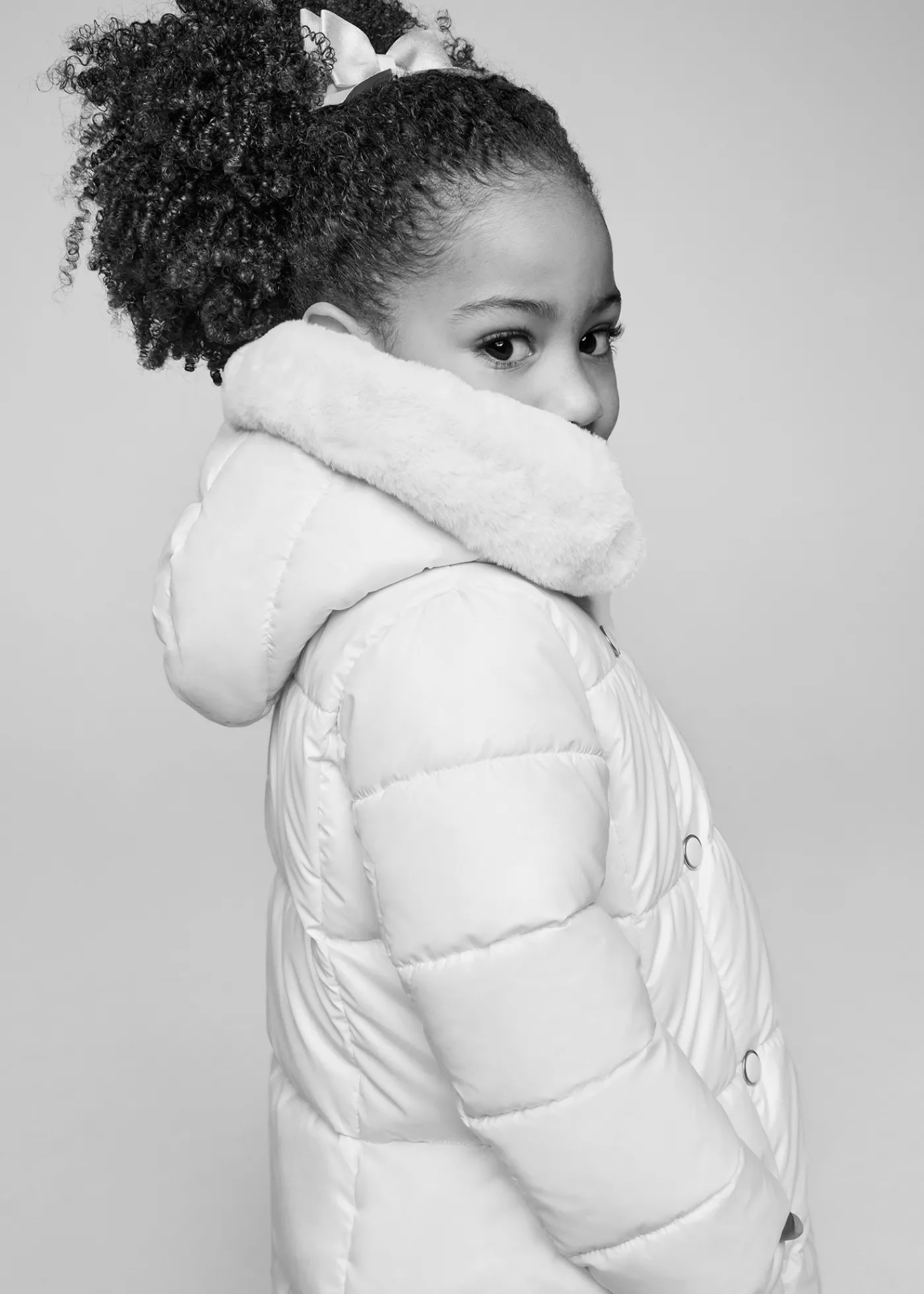 Best Chaquetón largo nacarado niña Abrigos Y Chaquetas
