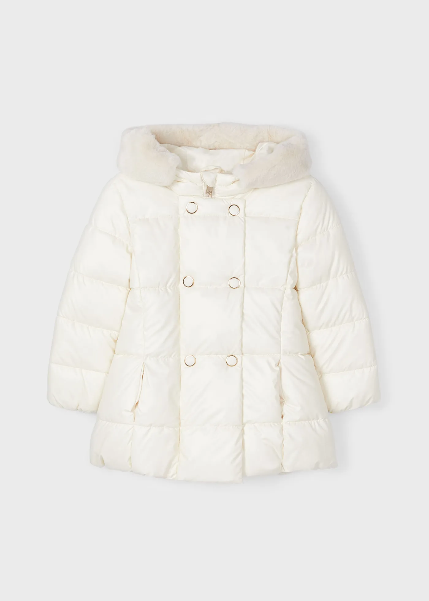 Best Chaquetón largo nacarado niña Abrigos Y Chaquetas
