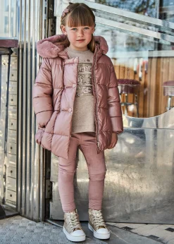 Outlet Chaquetón largo nacarado niña Abrigos Y Chaquetas