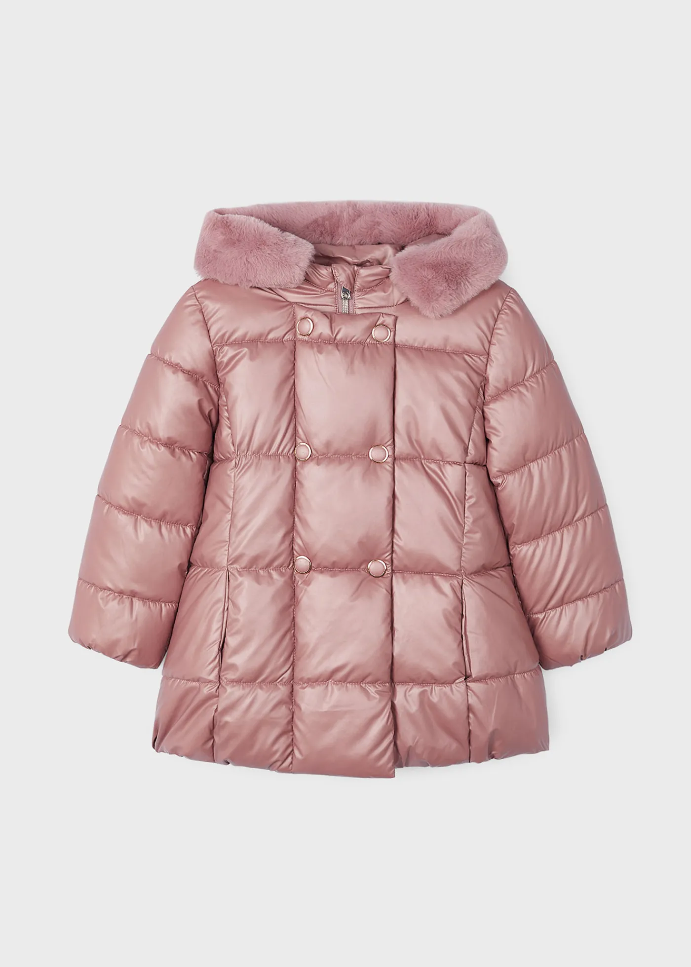 Outlet Chaquetón largo nacarado niña Abrigos Y Chaquetas