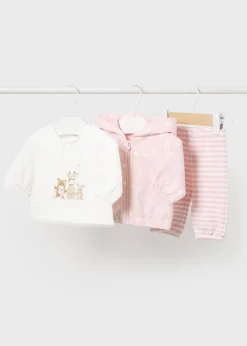 Discount Chándal 3 piezas animalitos recién nacida Chándals