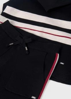 Clearance Chándal bandas tricot chica Conjuntos