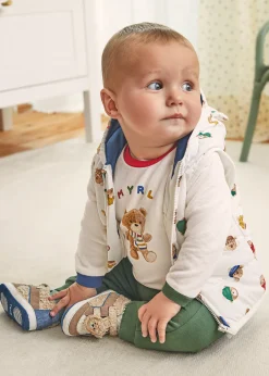 Store Chándal con chaleco estampado recién nacido Chándals